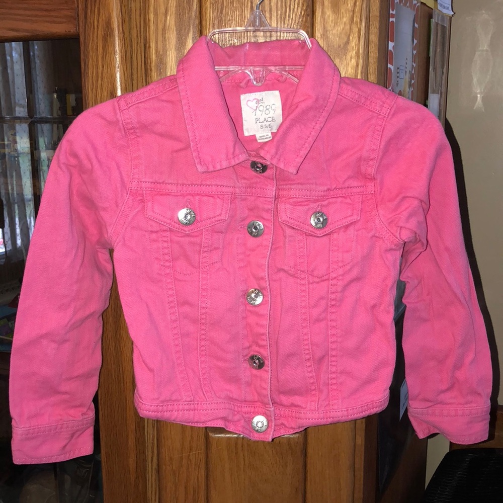 Girls Pink Jean Jacket
